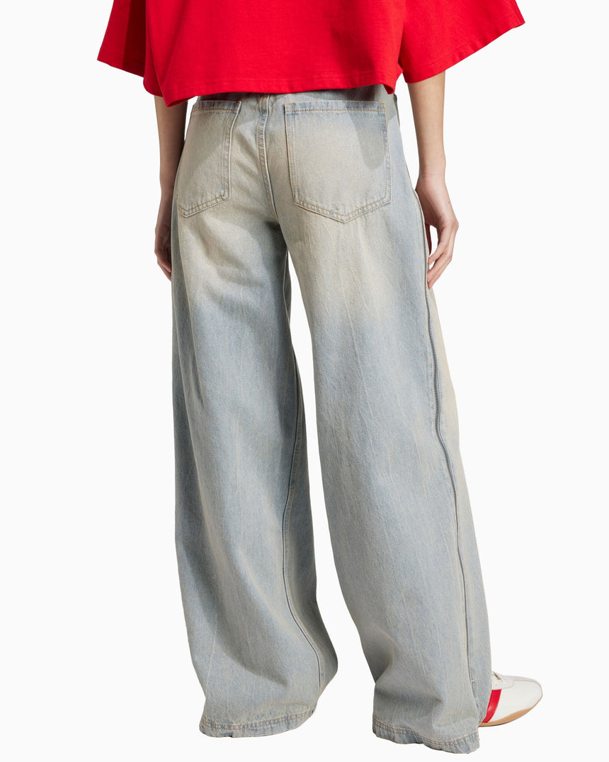 adidas Originals Adilenium Season 3 Zip Washed Kadın Denim Pantolon