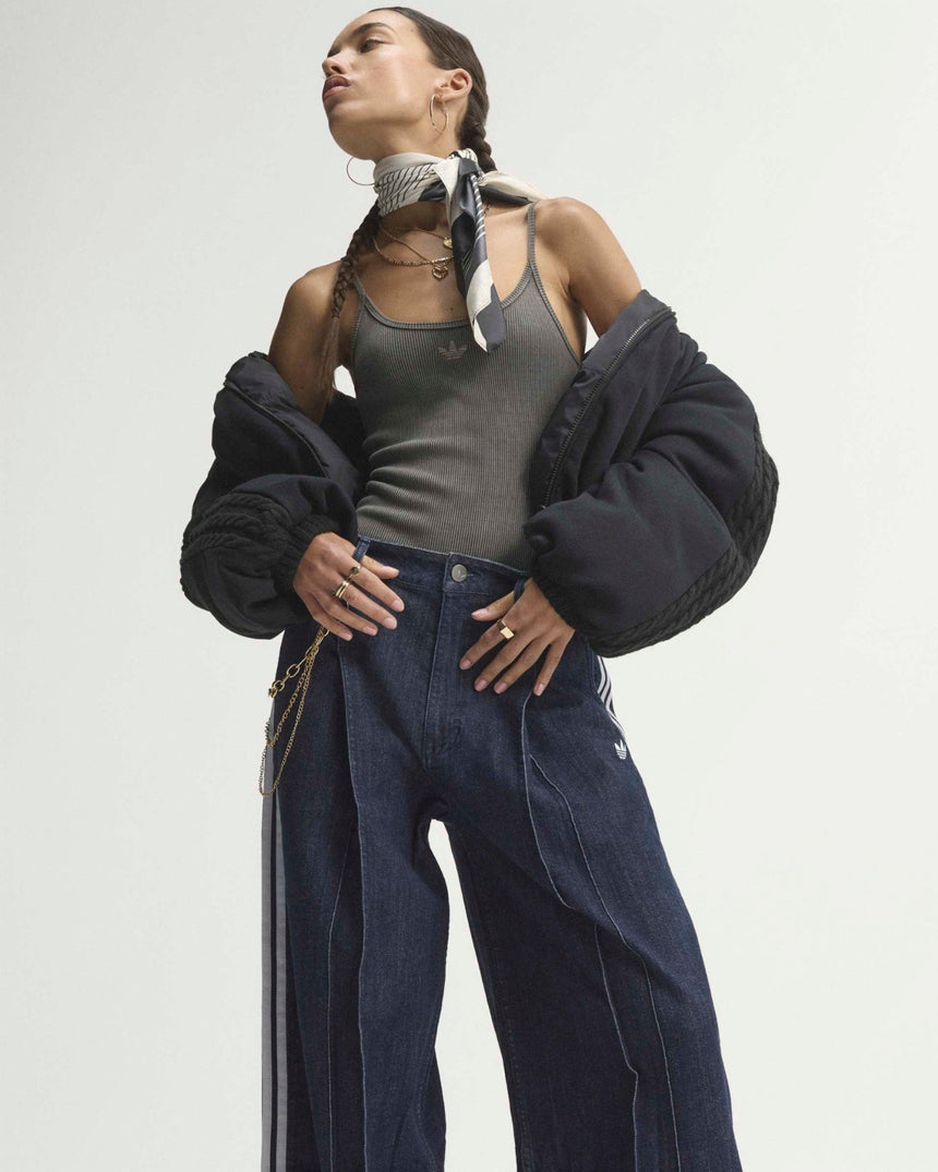 adidas Originals Badigirl Denim Pleats Wide Leg Kadın Pantolon
