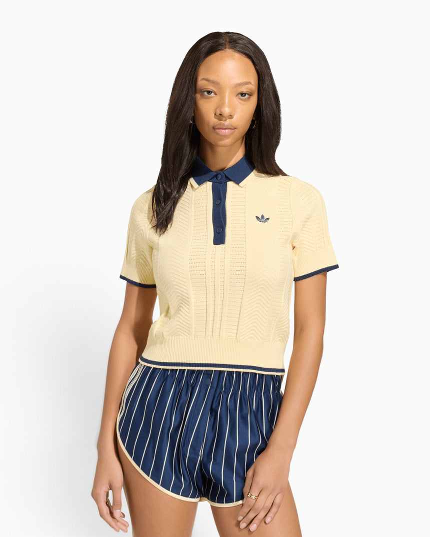 adidas Originals Cable Knit Cali Kadın Polo T-Shirt