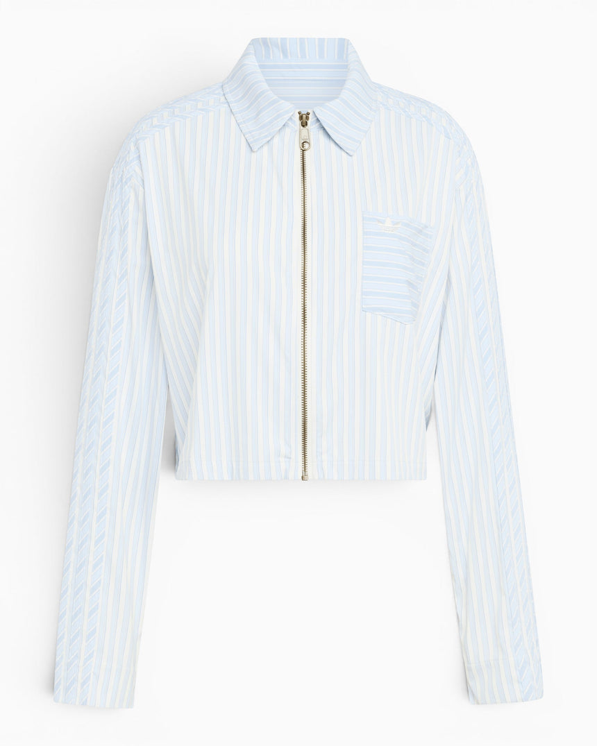 adidas Originals Essentials Poplin Kadın Gömlek Crystal Sky/Ambient Sky