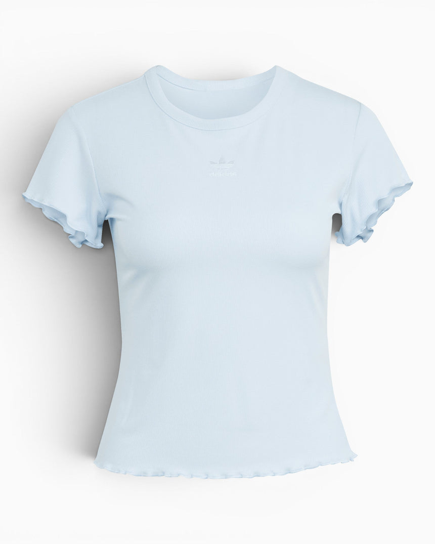adidas Originals Essentials Scalloped Edge Baby T-Shirt Crystal Sky