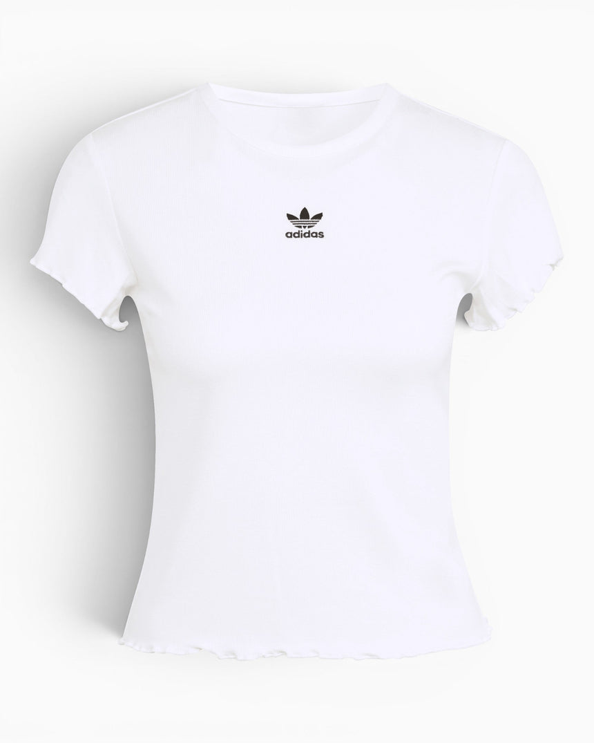 adidas Originals Essentials Scalloped Edge Baby T-Shirt White