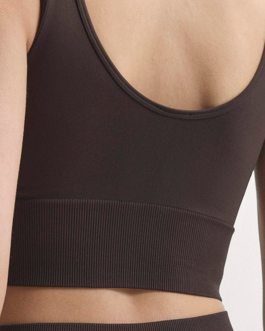 adidas Originals Essentials Seamless Bralette Aurora Coffee