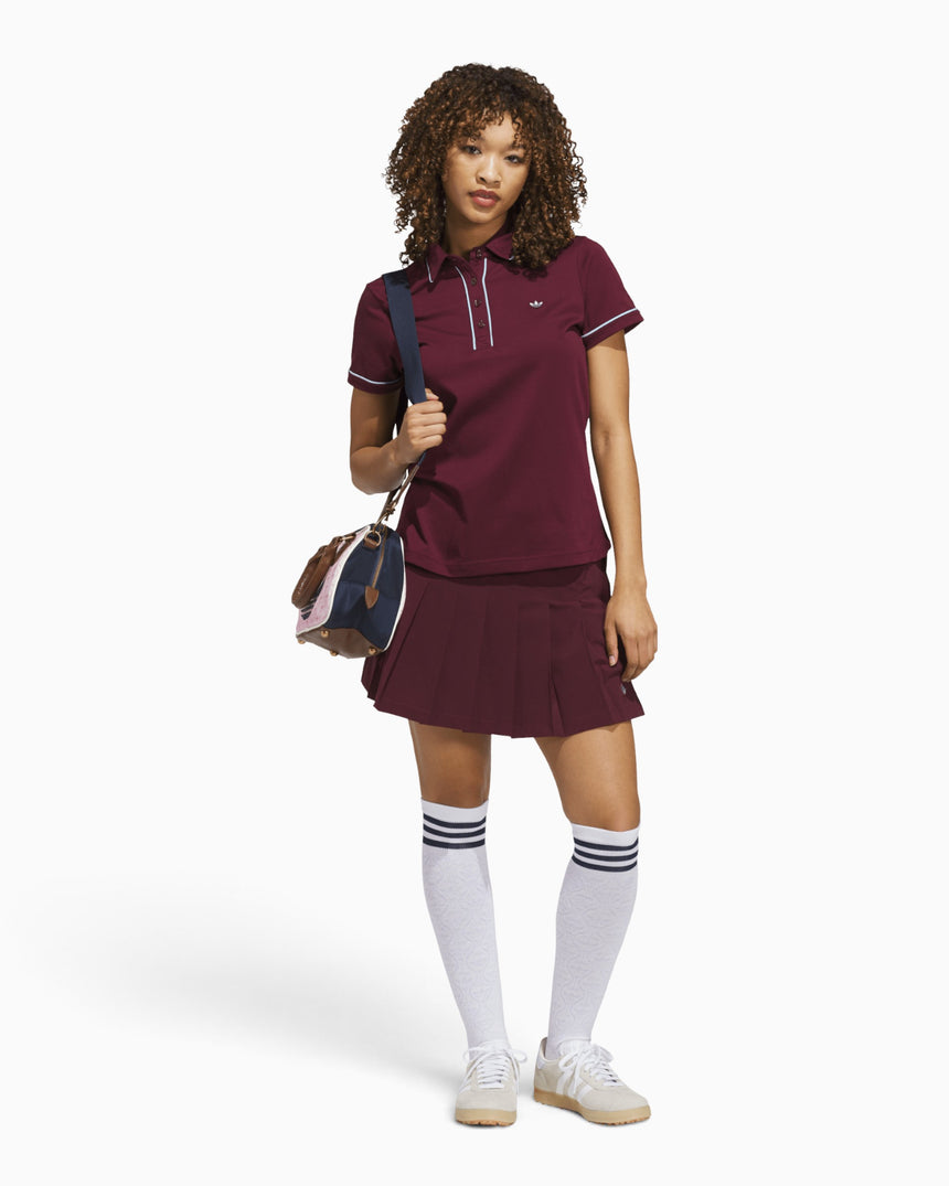 Solid Kadın Polo T-Shirt