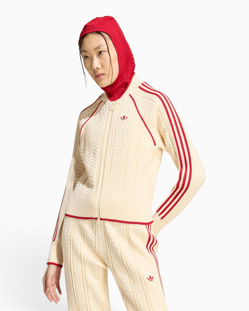 adidas Originals SST Track Top Kadın Hırka Warm Vanilla/Team Victory Red