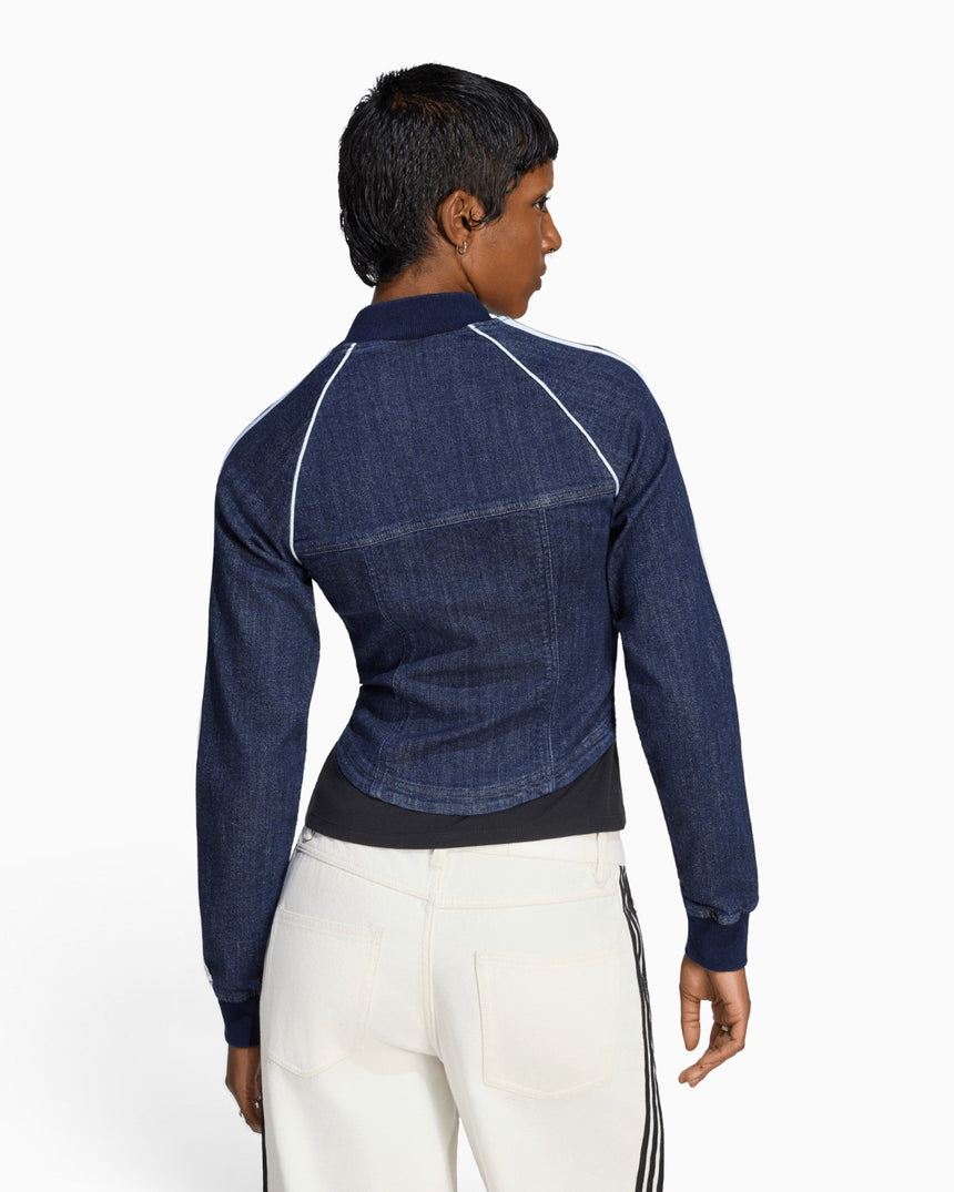 adidas Originals Superstar Denim Corset Track Top Kadın Ceket