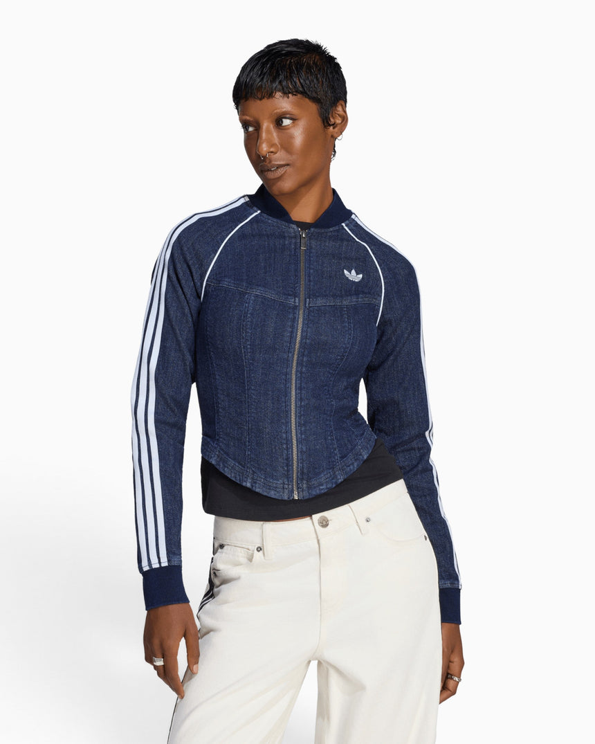 adidas Originals Superstar Denim Corset Track Top Kadın Ceket