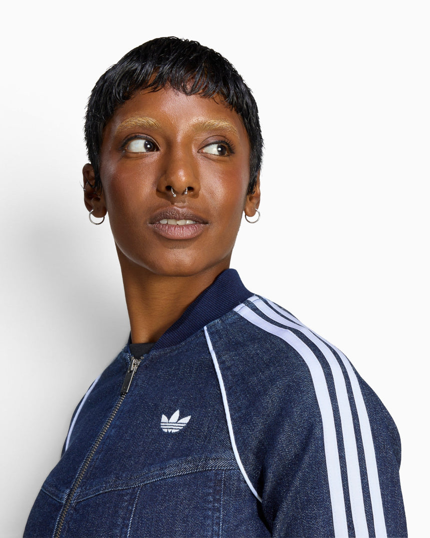 adidas Originals Superstar Denim Corset Track Top Kadın Ceket