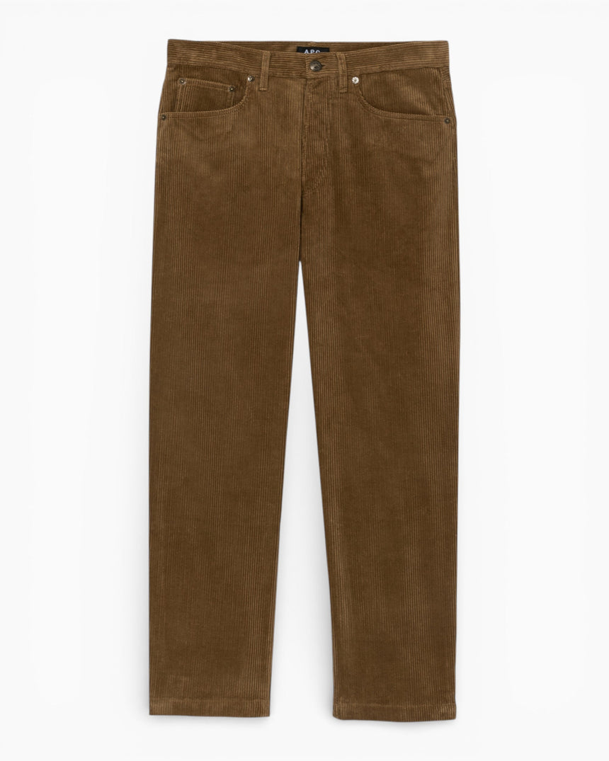 A.P.C. Achille Kadife Erkek Pantolon Marron
