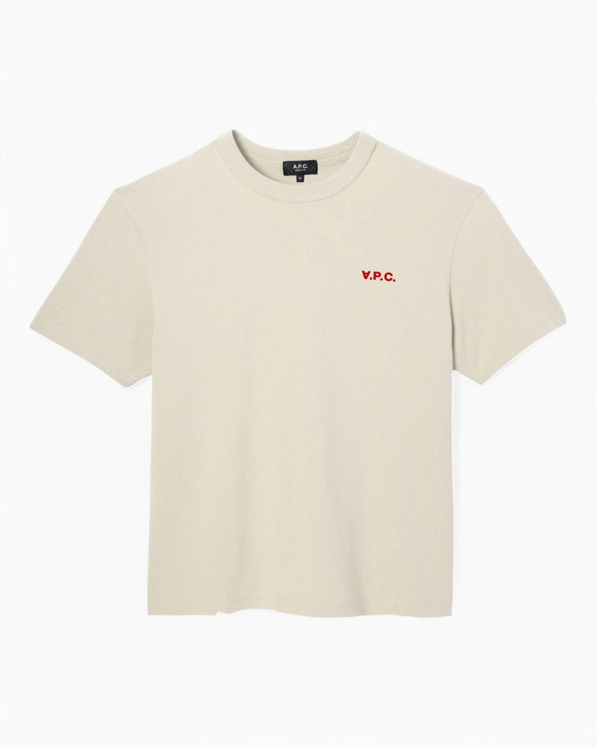 A.P.C. Boxy Petit VPC T-Shirt Mastic/Rouge