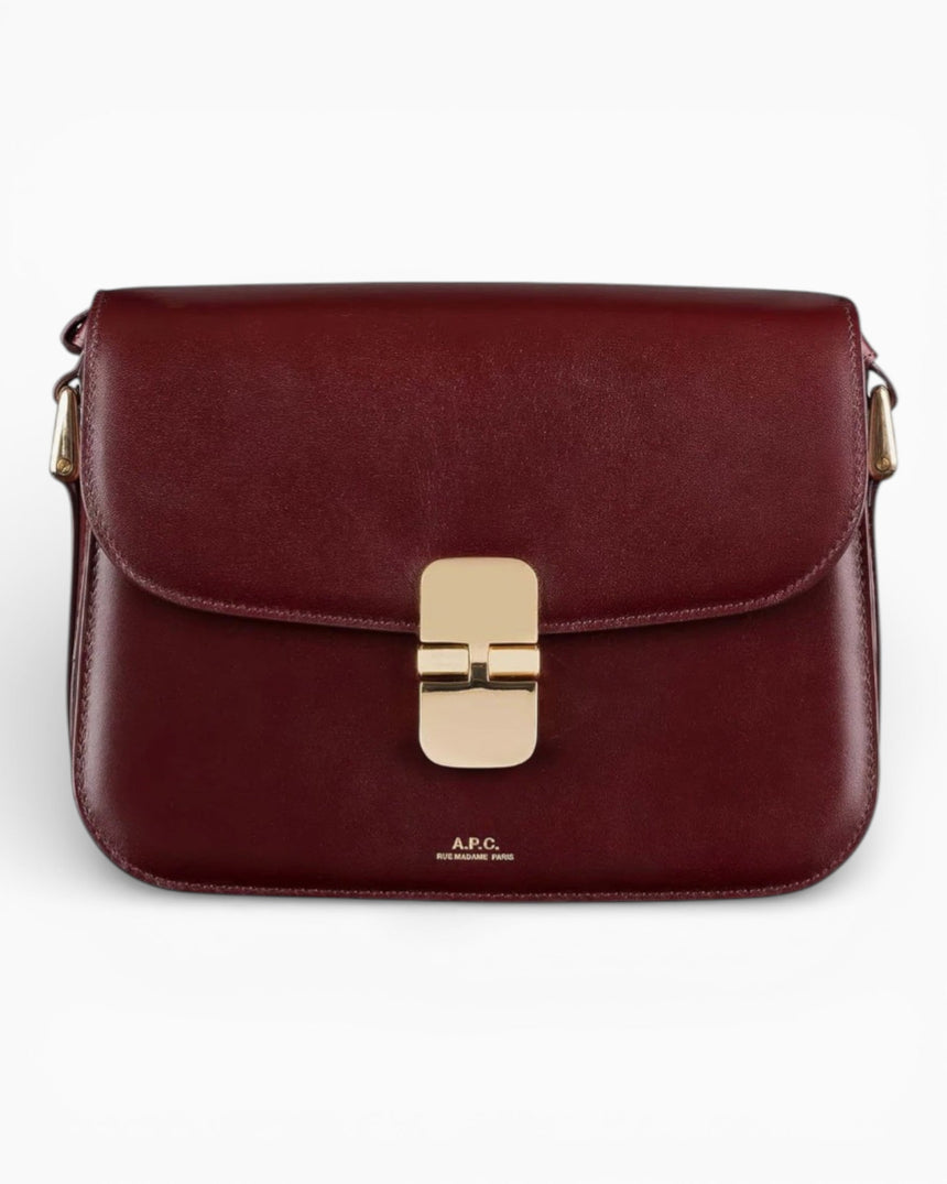 A.P.C. Grace Bag Small Omuz Çantası Vino