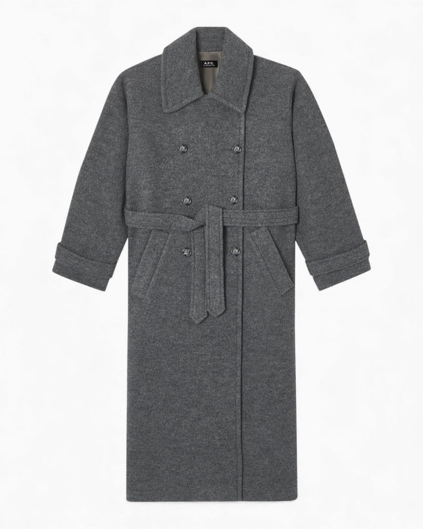 A.P.C. Lea Kadın Palto Gris Chine