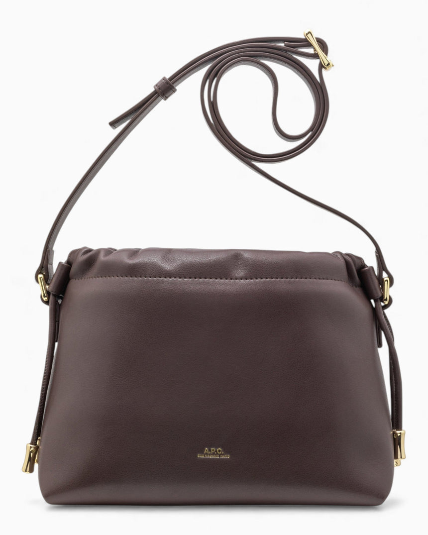 A.P.C. Ninon Mini Omuz Çantası Marron Fonce