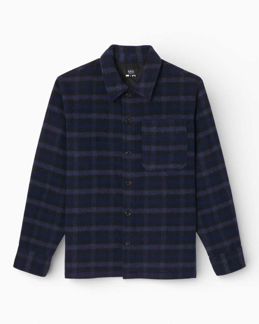 A.P.C. Stanley Erkek Gömlek Ceket Dark Navy