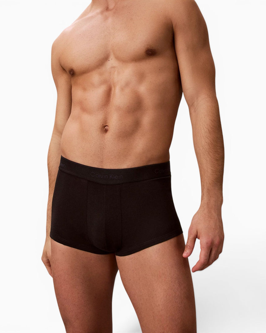 Calvin Klein Low Rise Trunk 3PK Icon Cotton Stretch - Erkek