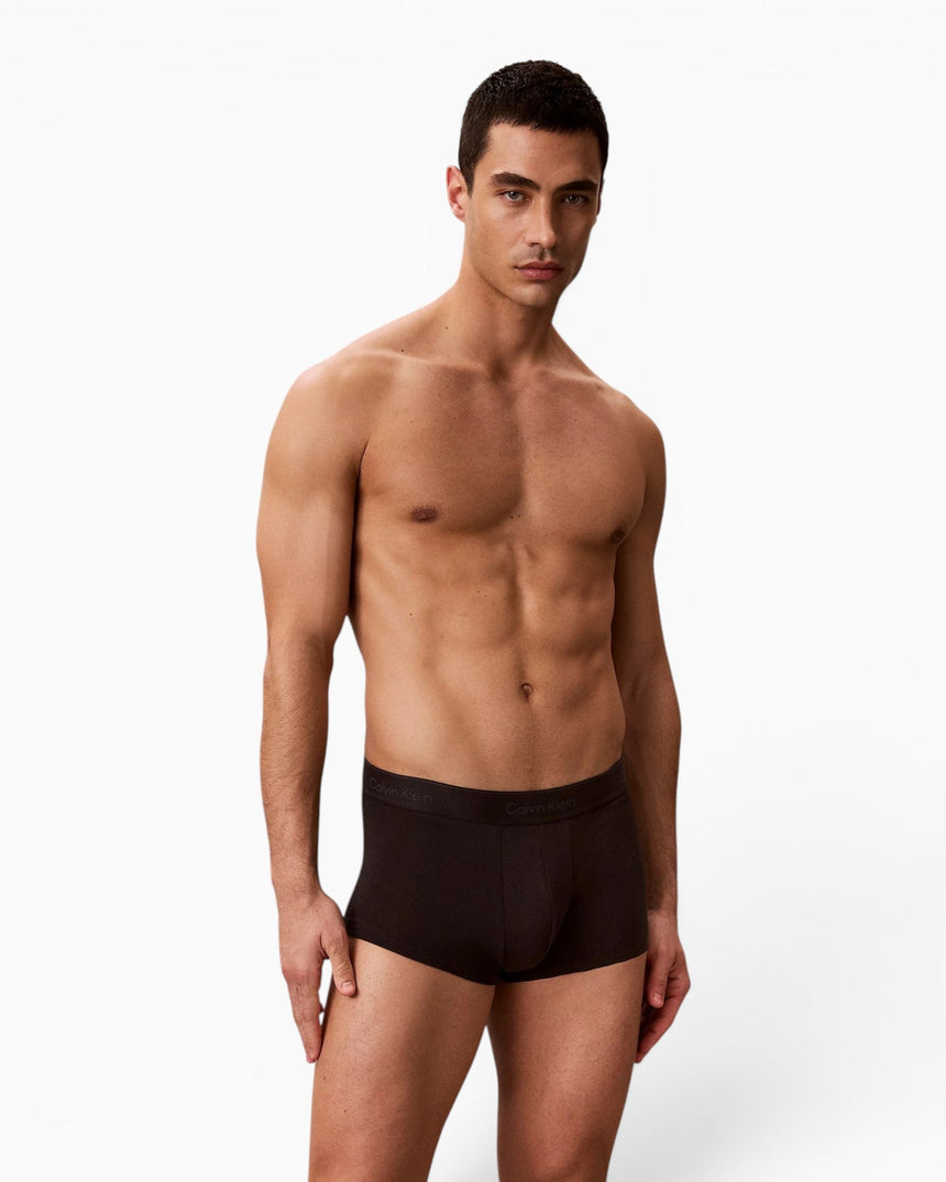 Calvin Klein Low Rise Trunk 3PK Icon Cotton Stretch - Erkek