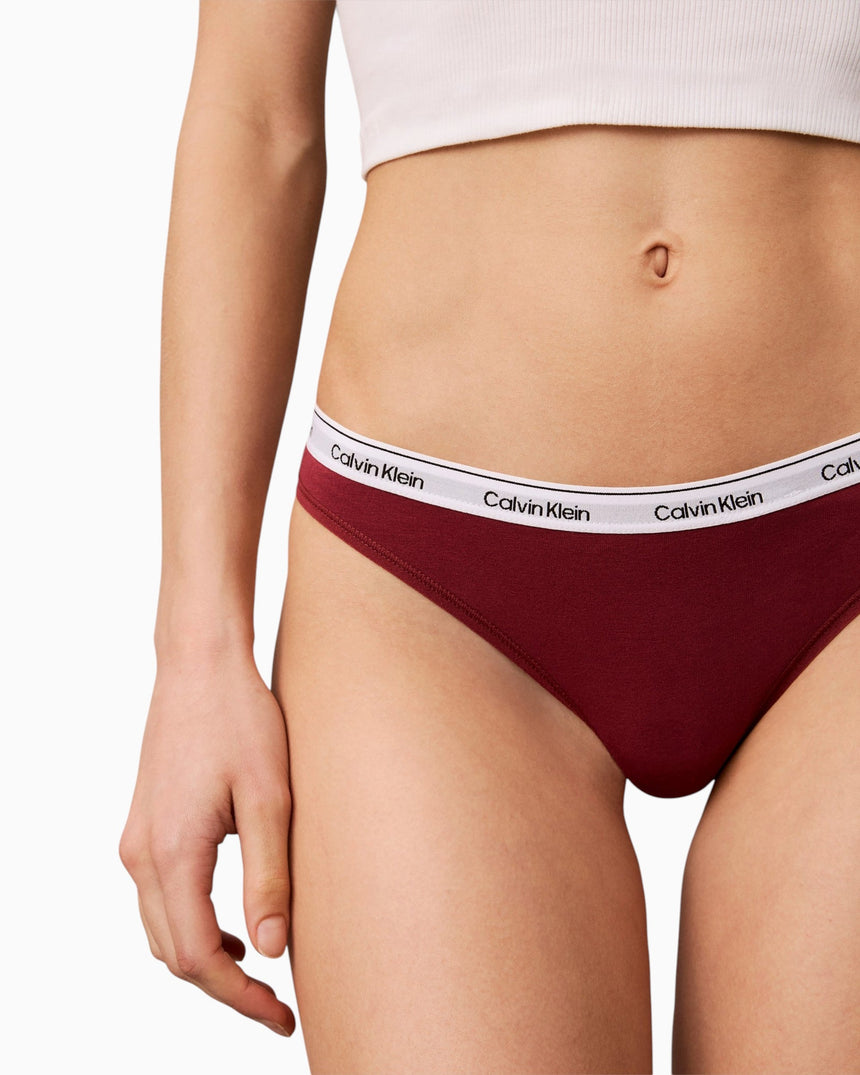 Calvin Klein Thong 3PK Modern Logo - Kadın
