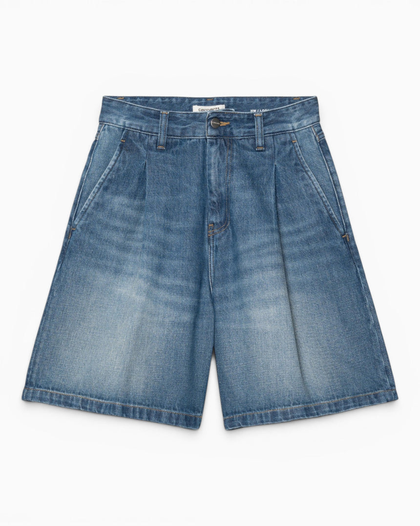 Carhartt WIP Alta Kadın Şort Blue/Dark Used Wash