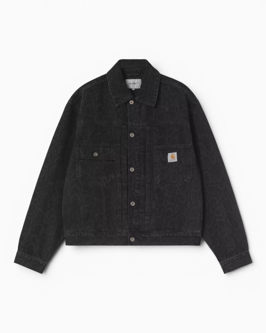 Carhartt WIP Belmar Erkek Ceket Snake Camo/Black/Heavy Stone Wash