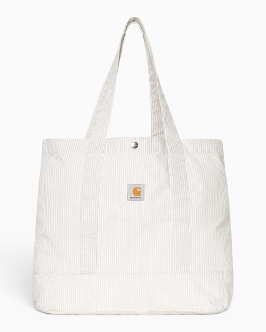 Carhartt WIP Mercer Tote Bag Mercer Stripe/Graphite/Wax Bleached