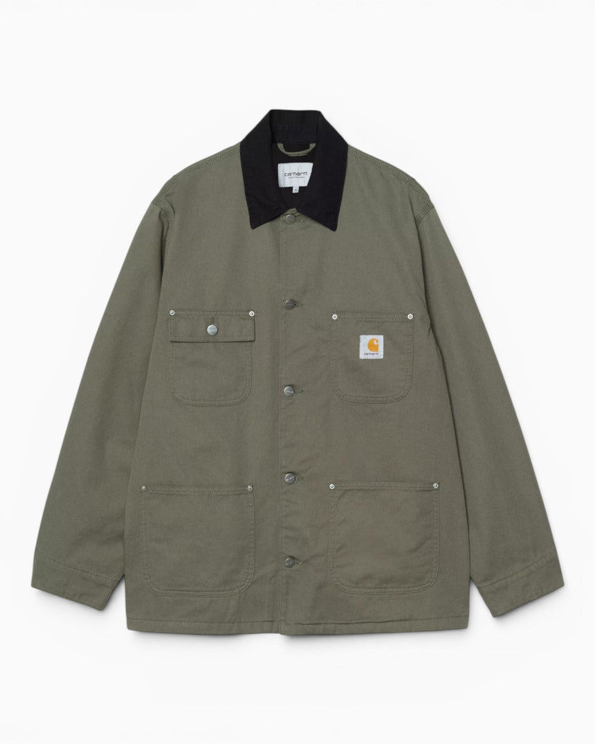 Carhartt WIP OG Chore Coat Leaf /Black Rinsed