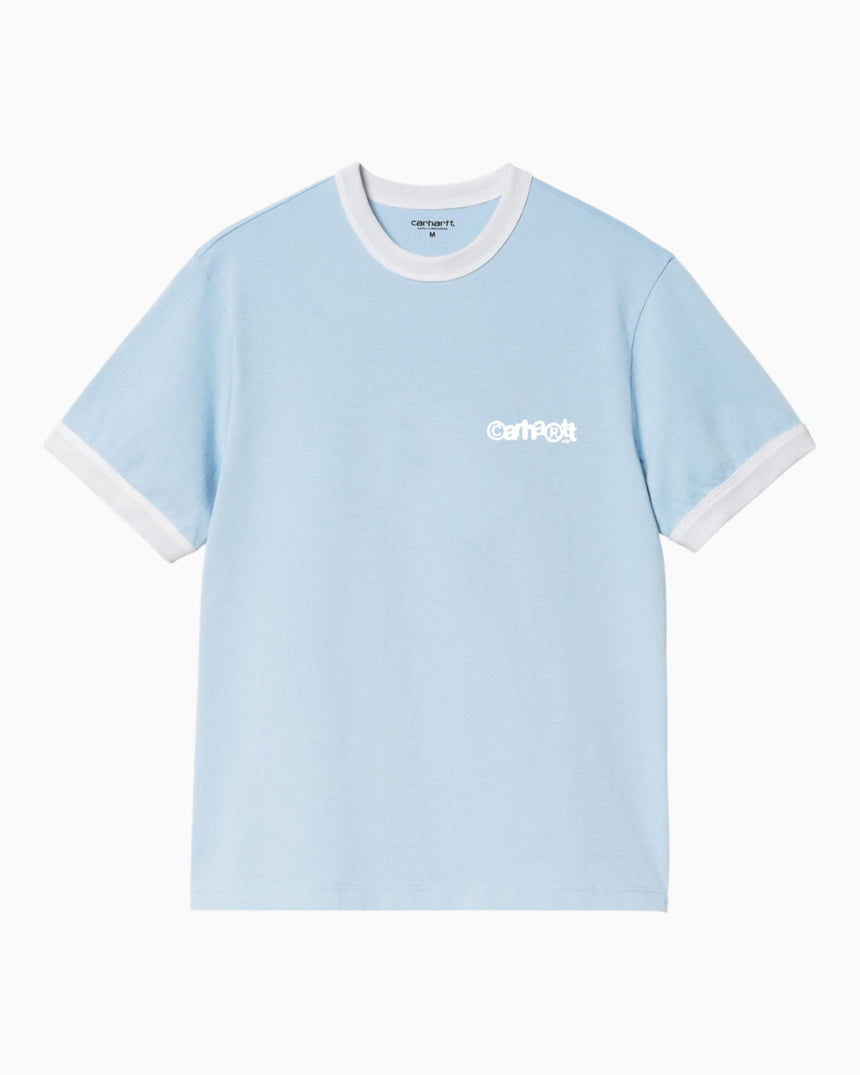 Carhartt WIP S/S Ip Ringer Erkek T-Shirt Icaria/White/White