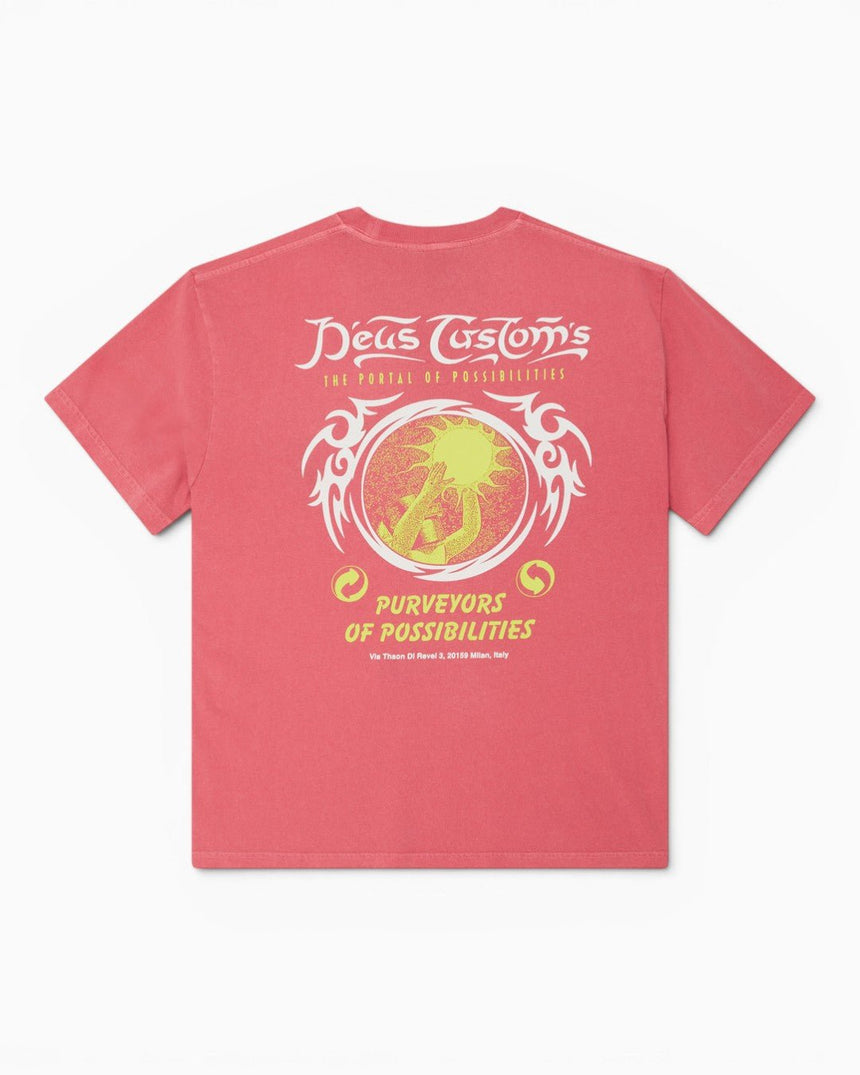 Deus Ex Machina Out Of Reach Tee Melon Red