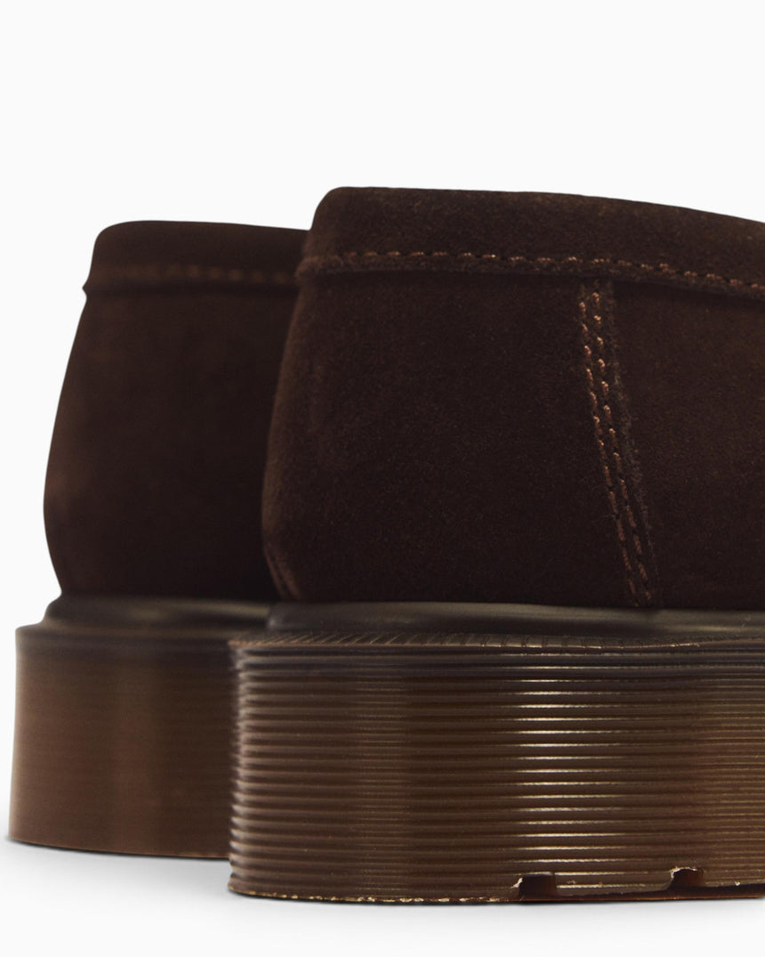 Dr. Martens Delapre Penny Repello Calf Suede Erkek Loafer Brindle Brown