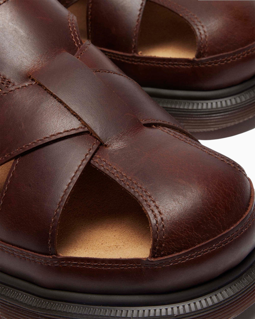 Dr. Martens The San Archive Fisherman Leather Sandalet