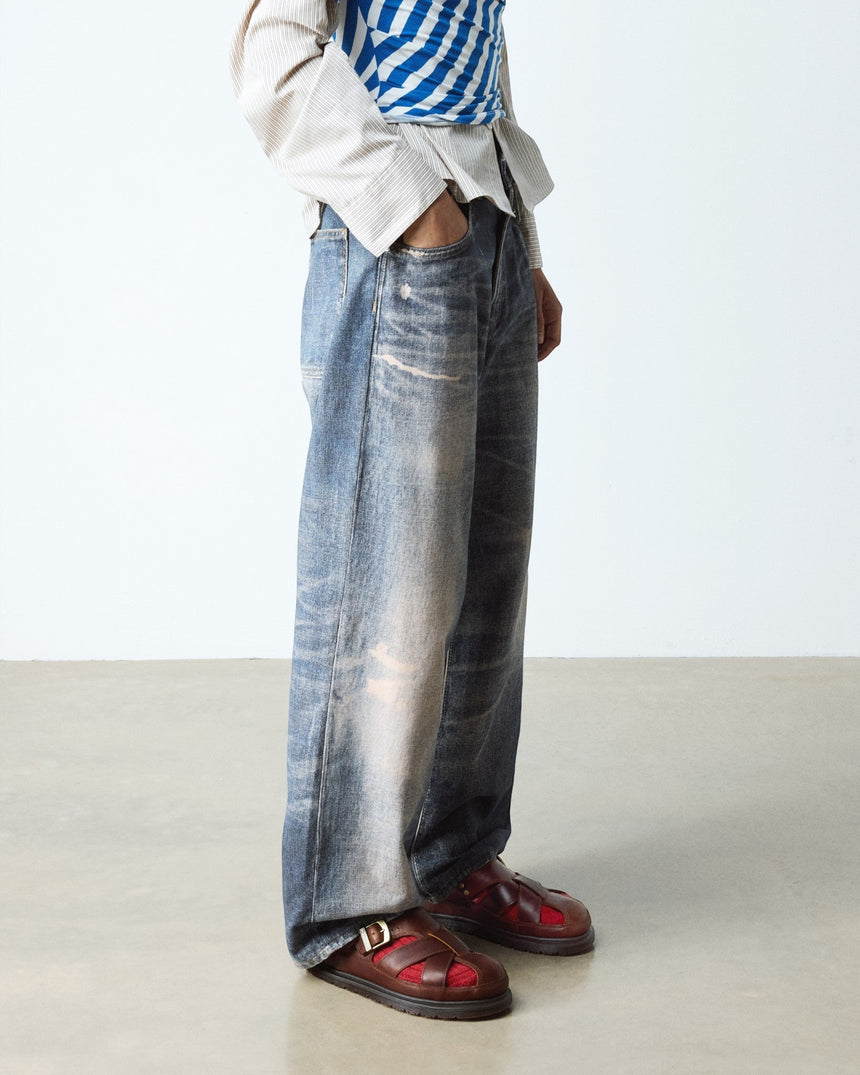 Dr. Martens The San Archive Fisherman Leather Sandalet
