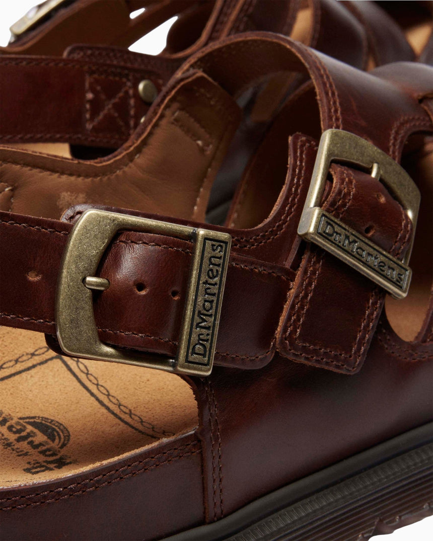 Dr. Martens The San Archive Fisherman Leather Sandalet