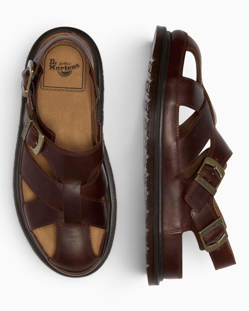Dr. Martens The San Archive Fisherman Leather Sandalet