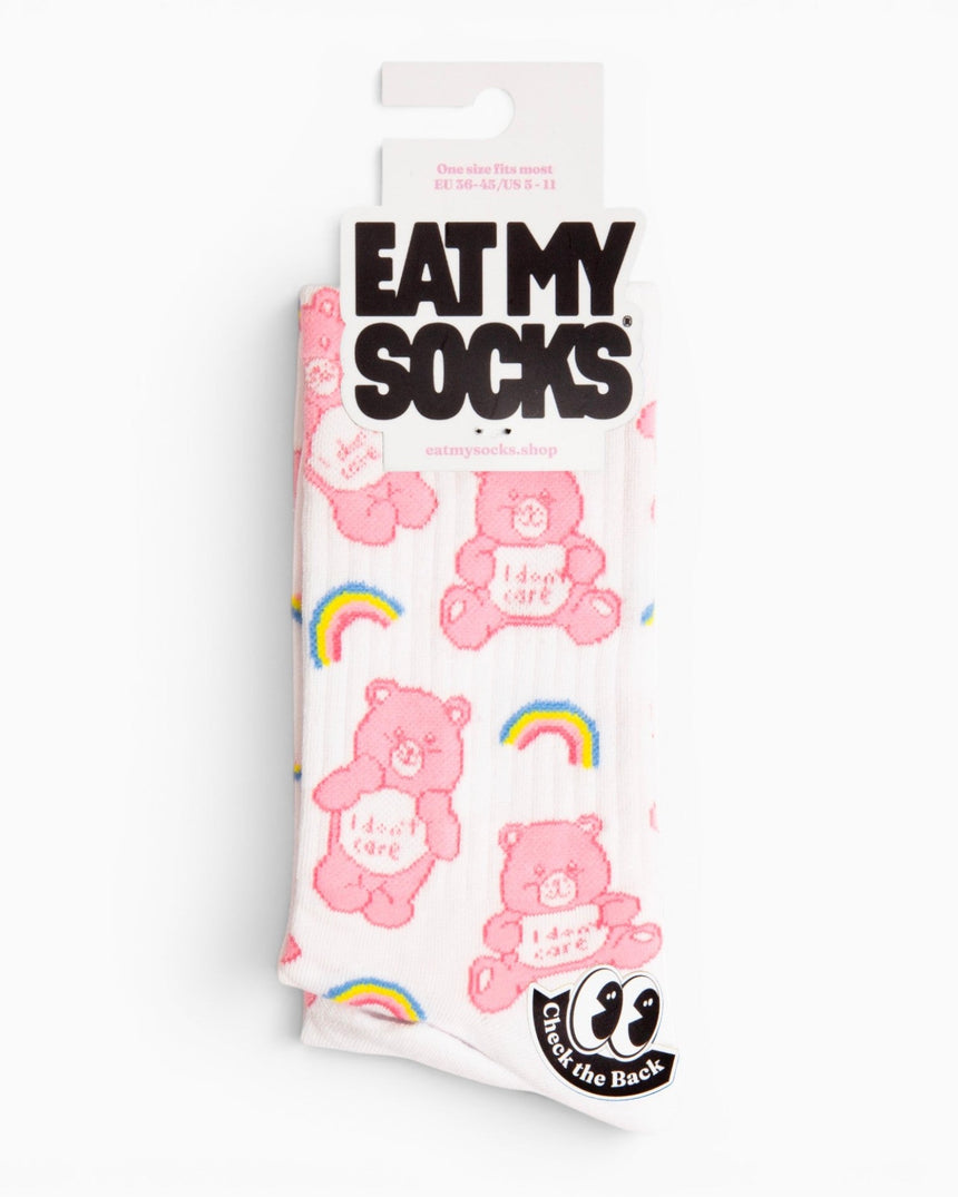 Eat My Socks Flat Rainbow Bear Çorap