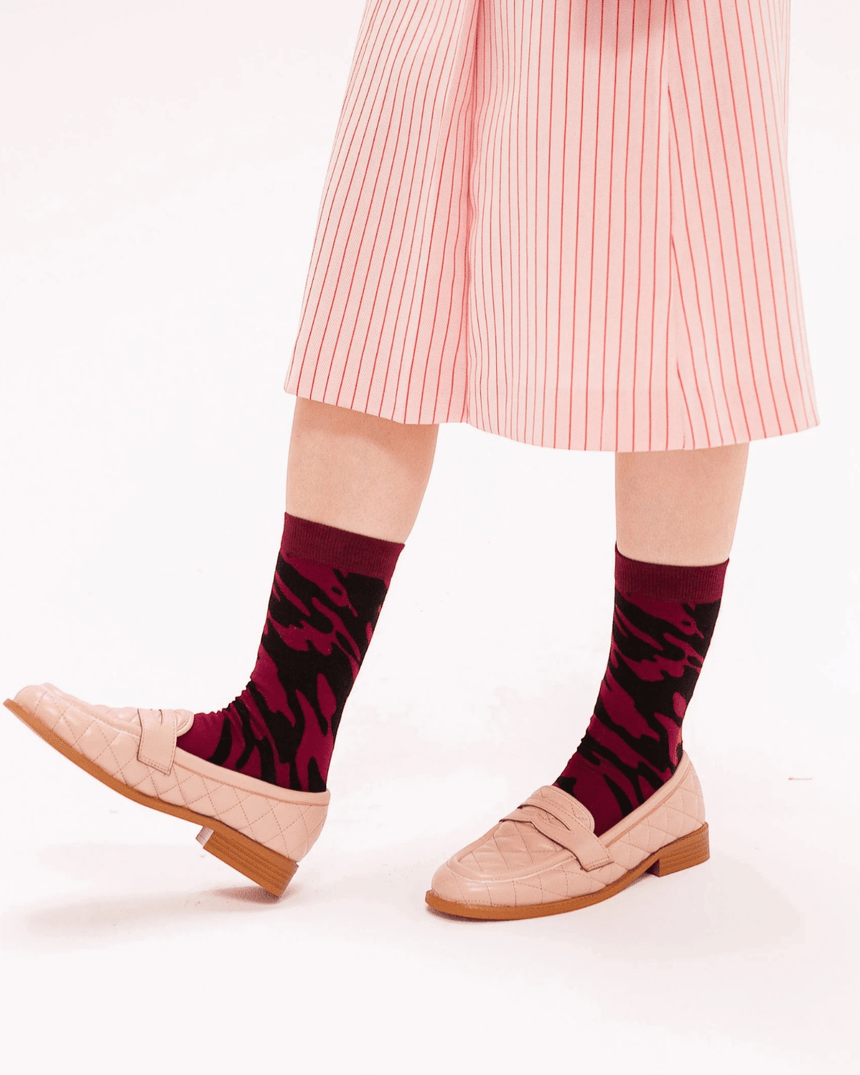 Eat My Socks Red Wine Çorap