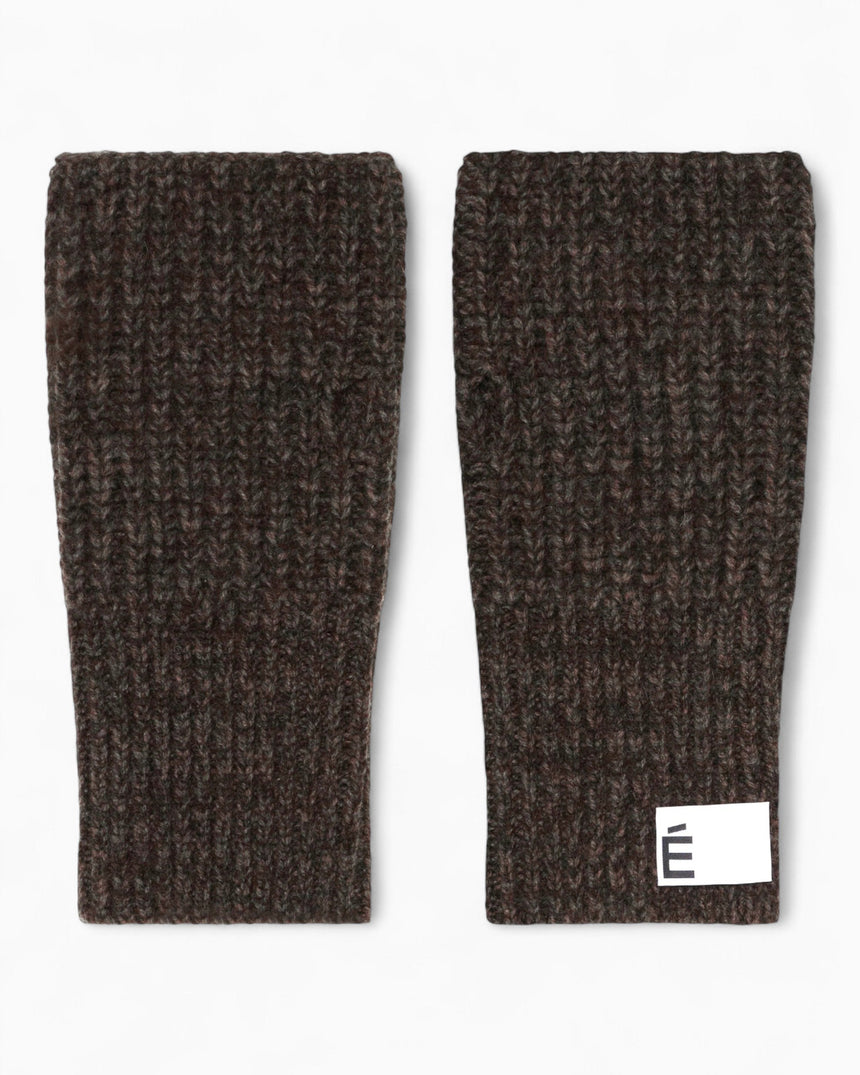 Études Studio Wool Mittens Dark Brown