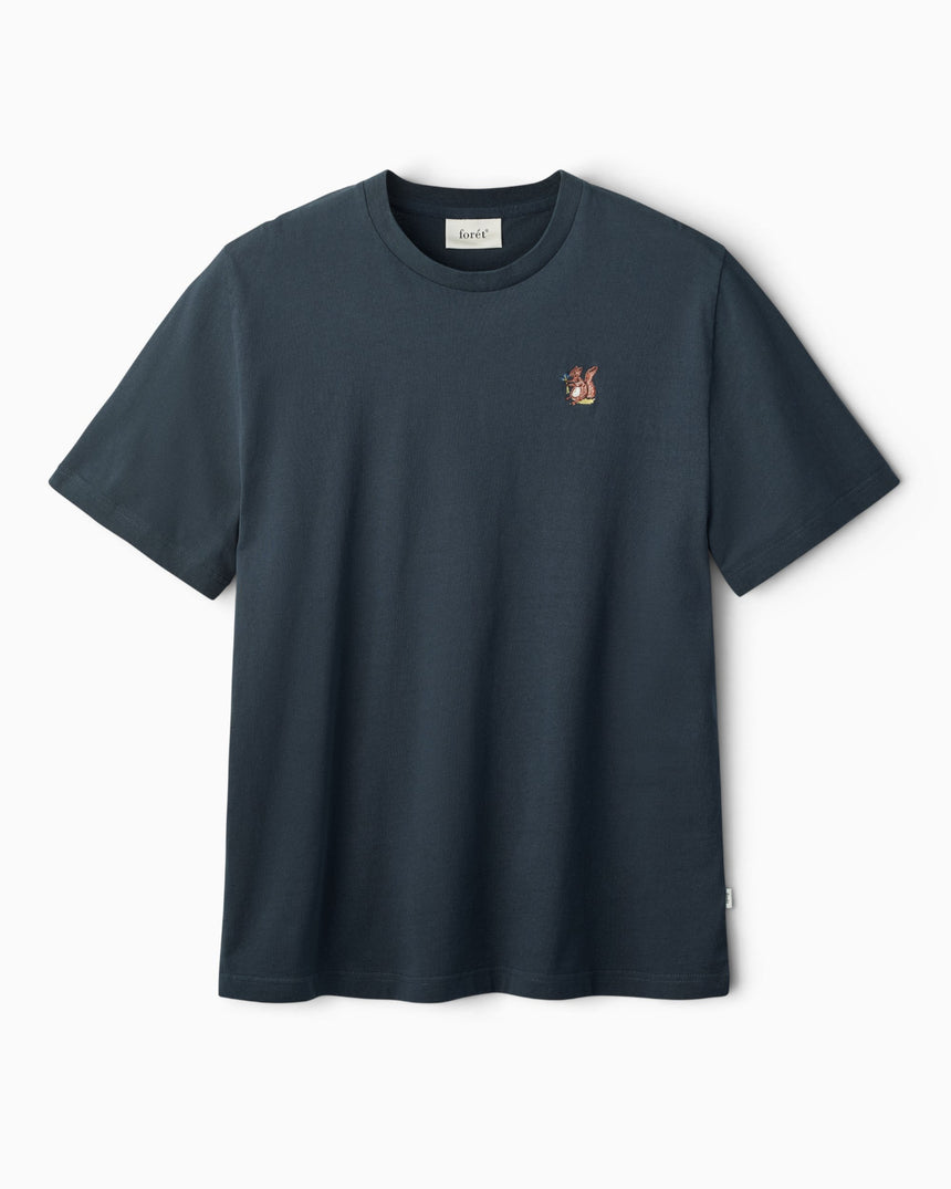 Forét Acorn T-Shirt Navy
