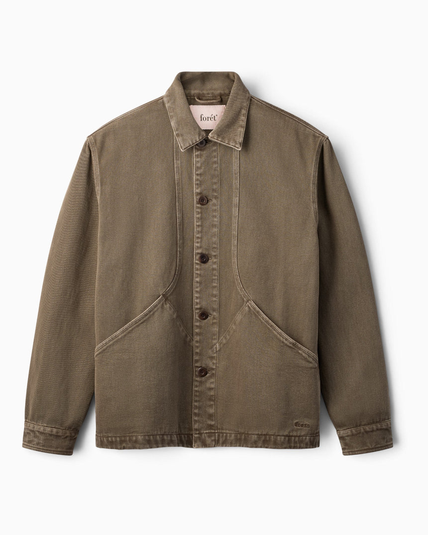 Forét Berry Denim Erkek Gömlek Ceket Brown Denim