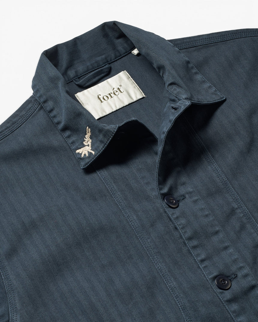 Forét Berry Herringbone Embroidery Erkek Gömlek Ceket