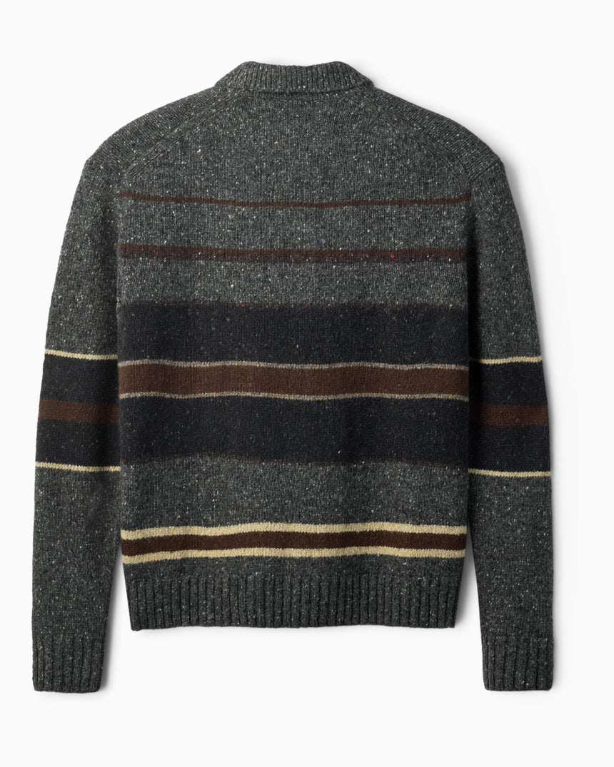 Forét Dawn Stripe Knit Polo Erkek Triko