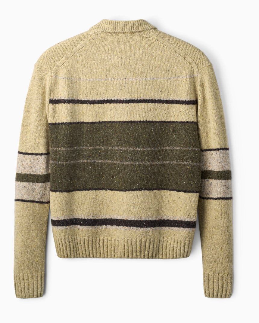 Forét Dawn Stripe Knit Polo Erkek Triko