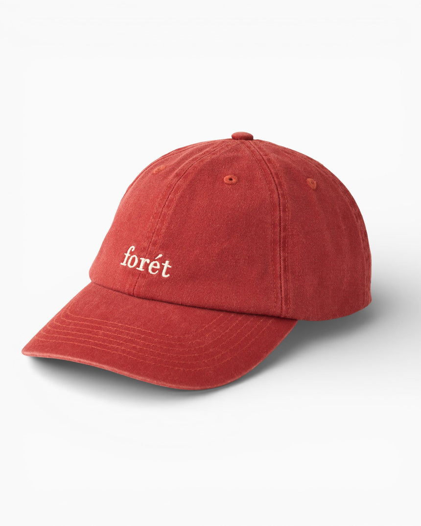 Forét Hawk Washed Cap Red