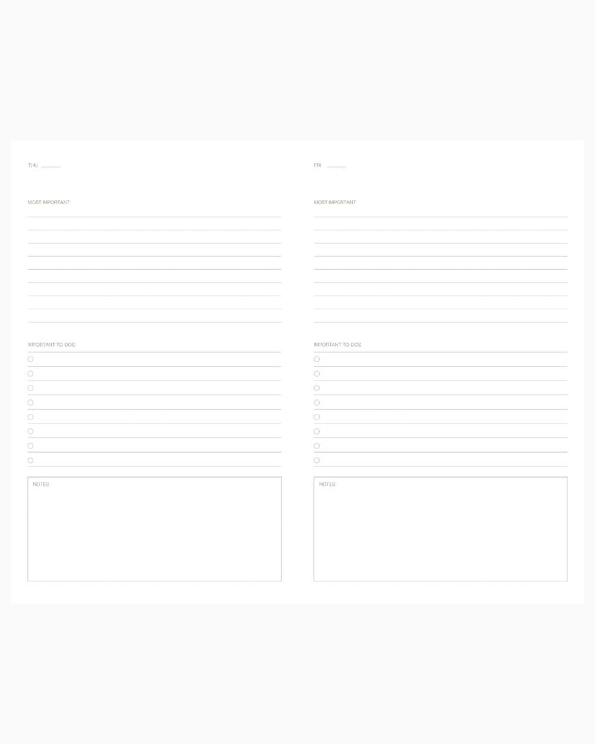 Fundaze Daily Planner