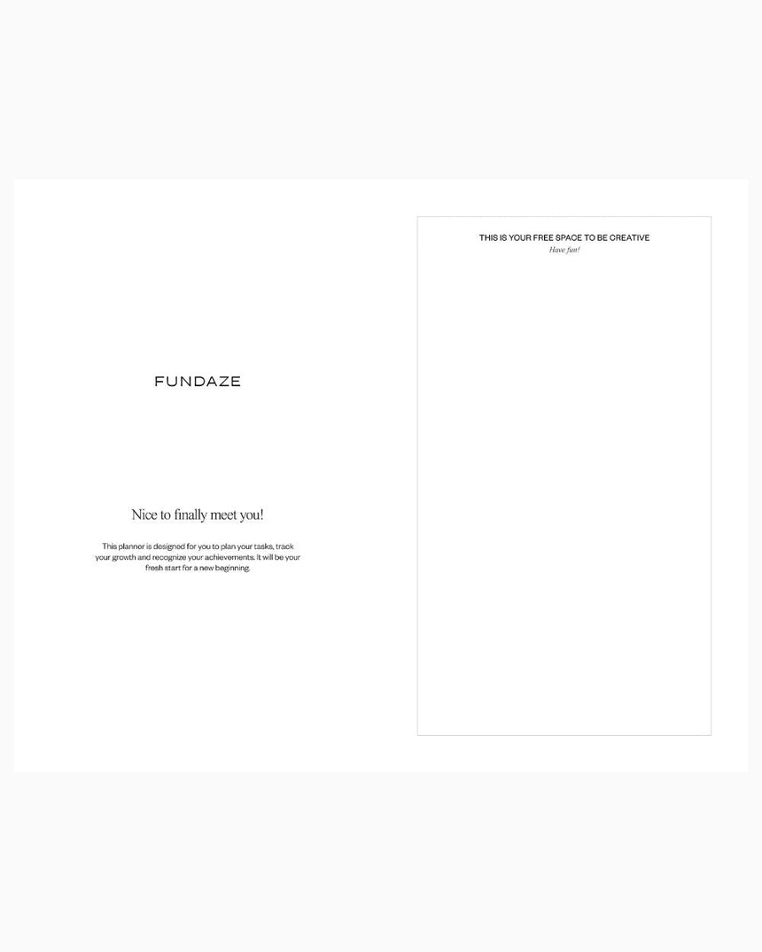 Fundaze Daily Planner
