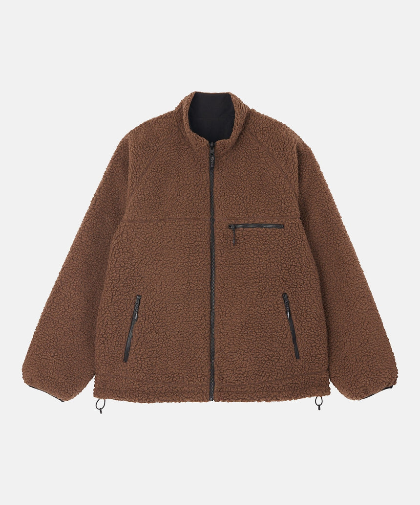 Gramicci Reversible Sherpa Çift Taraflı Erkek Ceket Dark Brown-Black