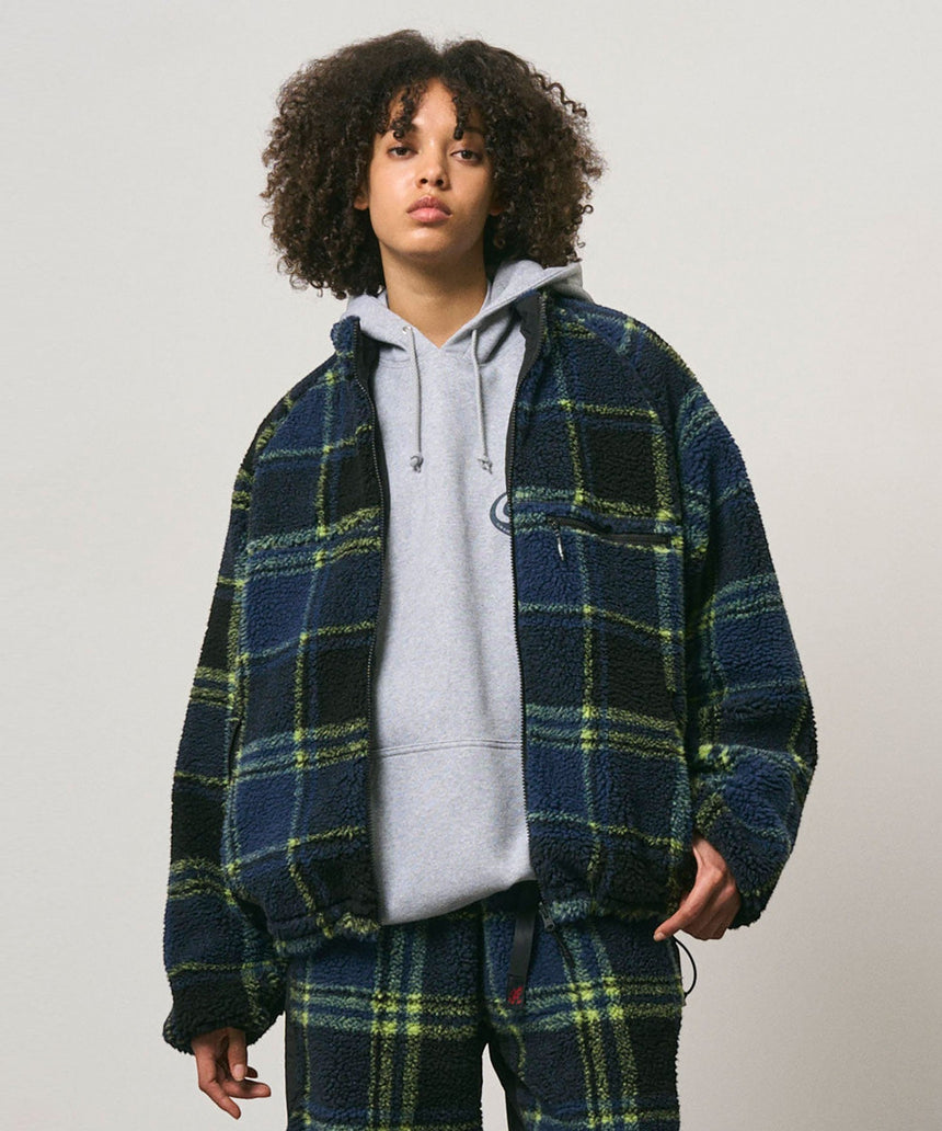 Gramicci Reversible Sherpa Plaid Çift Taraflı Erkek Ceket