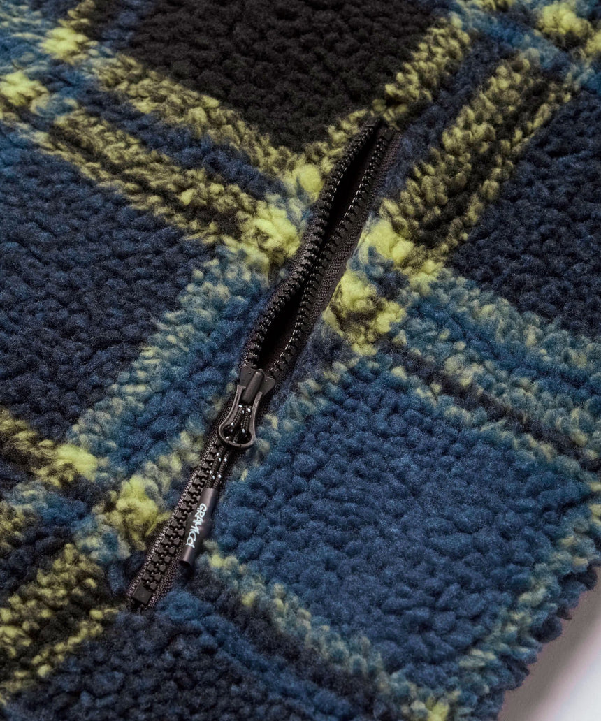 Gramicci Reversible Sherpa Plaid Çift Taraflı Erkek Ceket