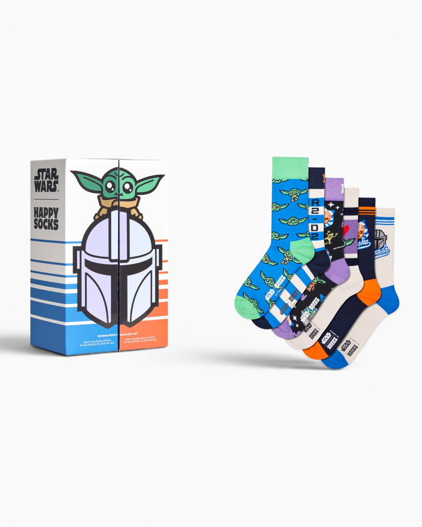 Happy Socks STAR WARS™ Mandalorian Gift Set 6 Pack Çorap Çok Renkli