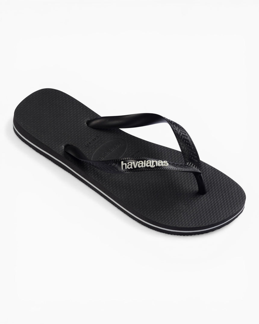 Havaianas Logo Filete Erkek Terlik Black/White