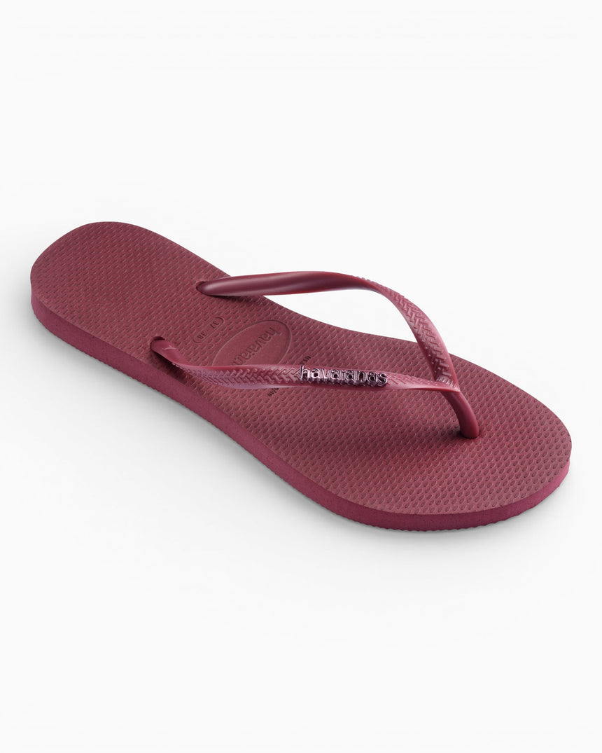 Havaianas Slim Logo Metallic Kadın Terlik Amaranth