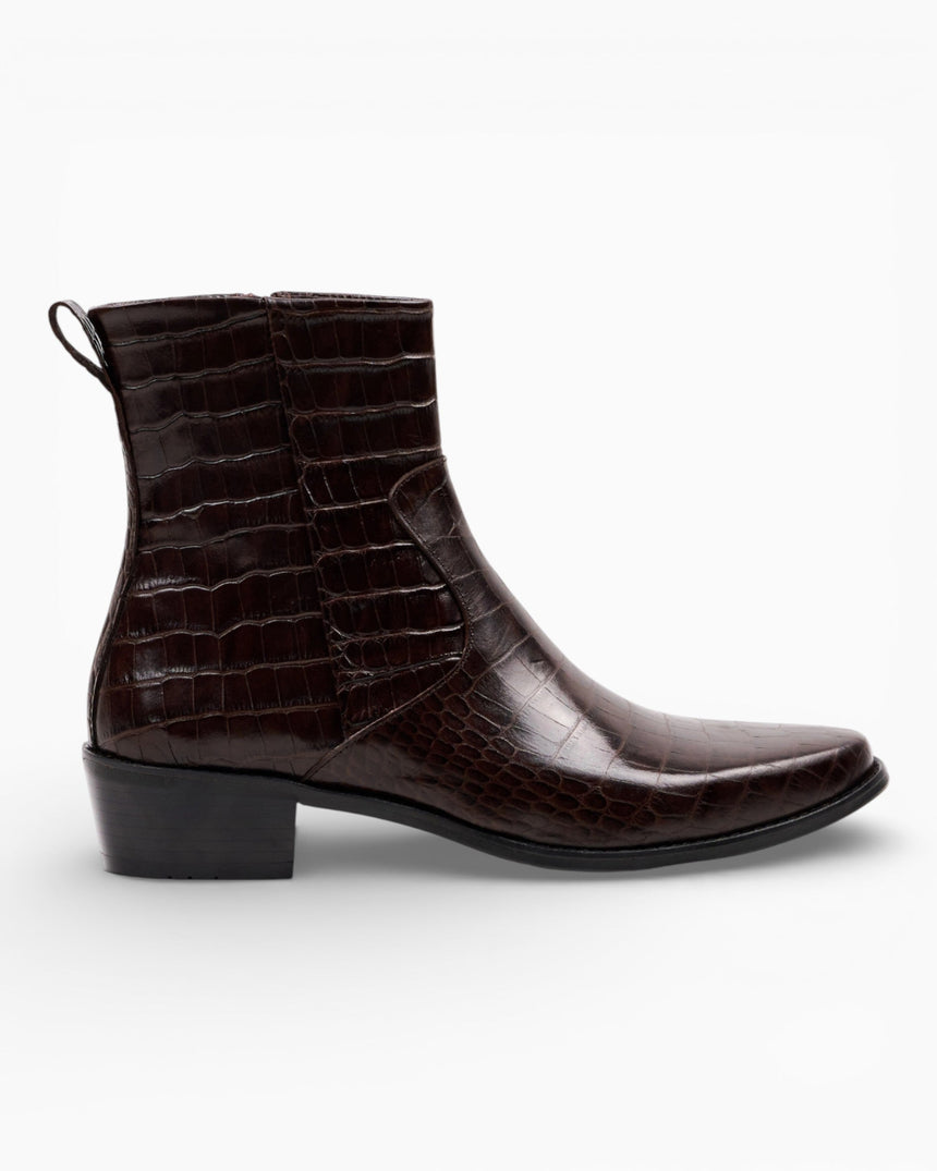 Kundura Crocodile Bot Brown
